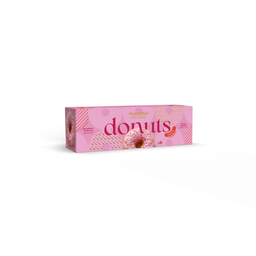 Maxtris Donuts Fragola x6 210g