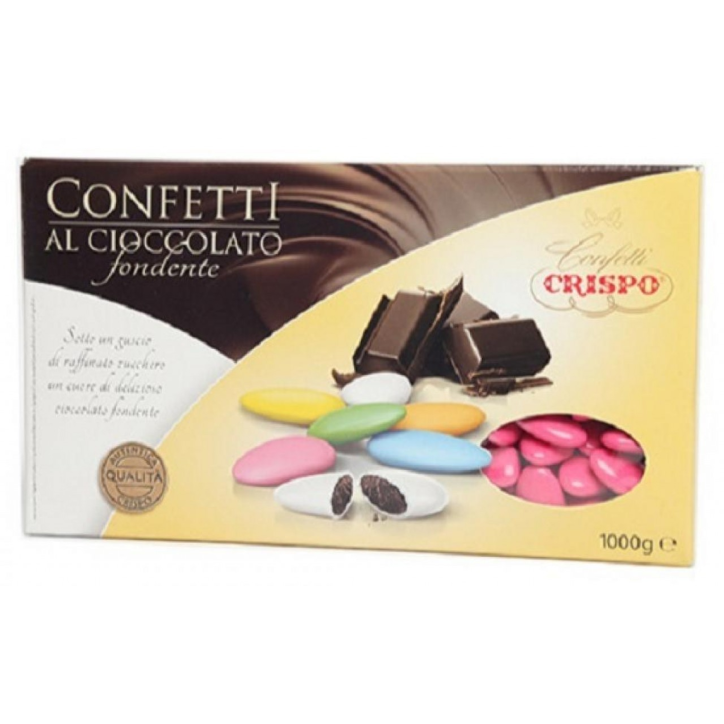 Crispo Confetti Fondente Fucsia 1kg