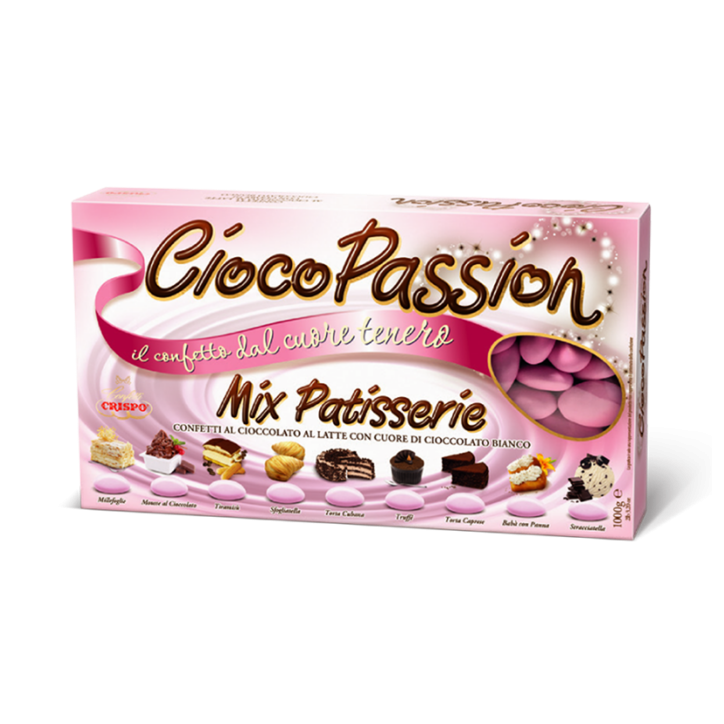 Crispo Cioco Passion Mix Patisserie Rosa 1kg