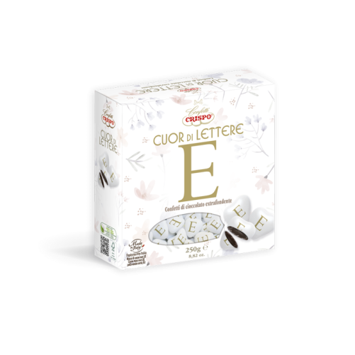 Crispo Confetti Lettera E 250g
