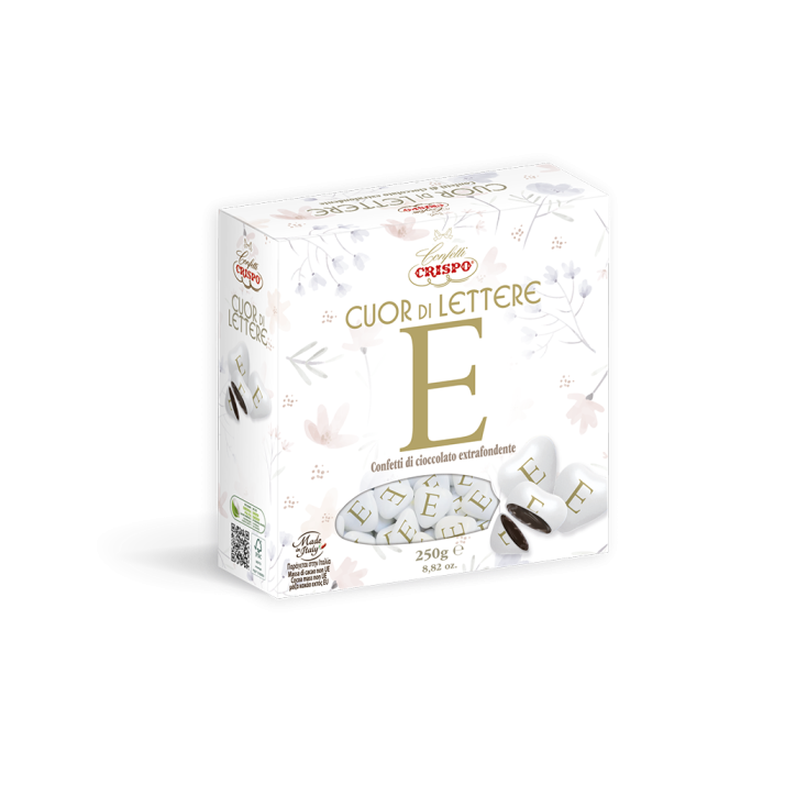 Crispo Confetti Lettera E 250g