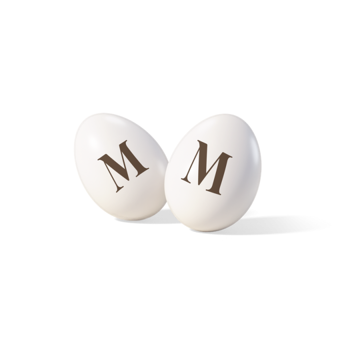 Maxtris Lettera M Bianco 200g