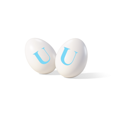 Maxtris Lettera U Azzurro 200g