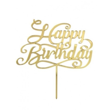 Biribao Plex Happy Birthday Oro