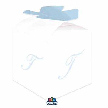 Scatoline Azzurre Lettera T