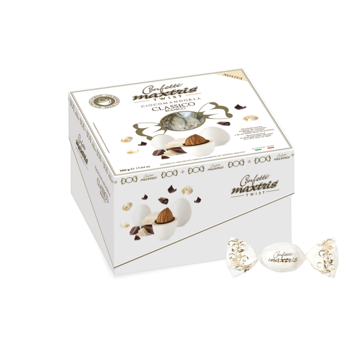 Maxtris Vassoio Twist Bianco 500g